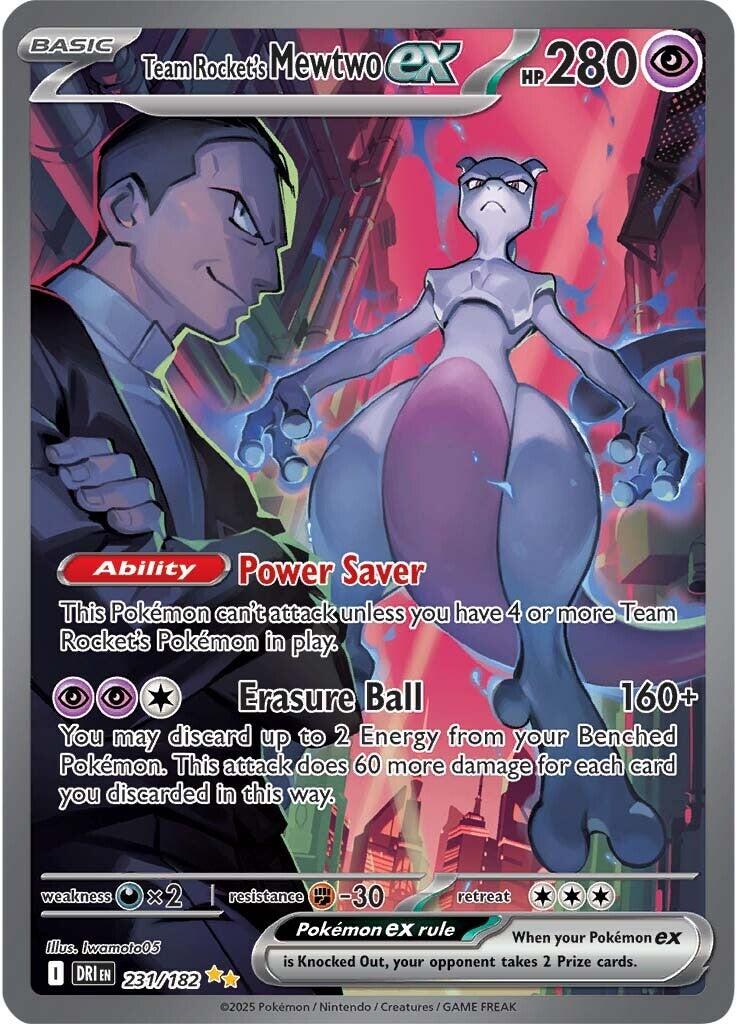 Team Rocket's Mewtwo ex - 231/182