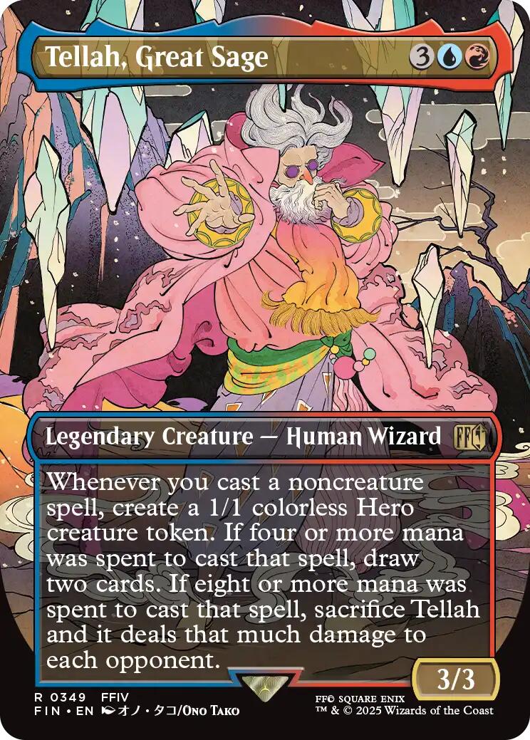 Tellah, Great Sage (Borderless)