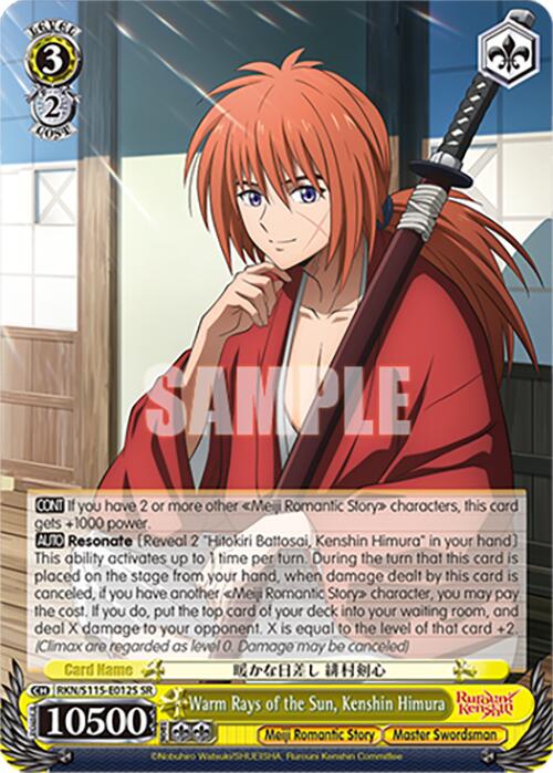 Warm Rays of the Sun, Kenshin Himura (SR)