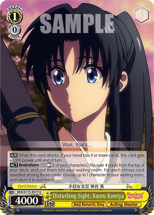 Disturbing Sight, Kaoru Kamiya