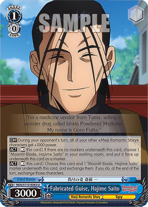 Fabricated Guise, Hajime Saito