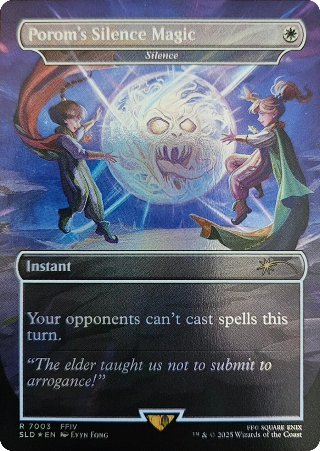 Porom's Silence Magic - Silence (Rainbow Foil)