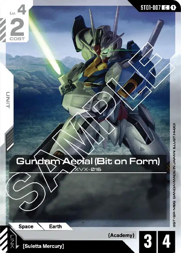 Gundam Aerial (Bit on Form) [ST01 - ST01-007] – Black Vault Gaming