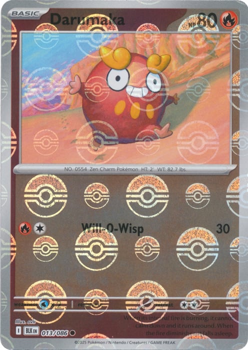 Darumaka (Poke Ball Pattern)