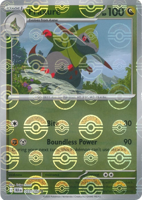 Fraxure (Poke Ball Pattern)