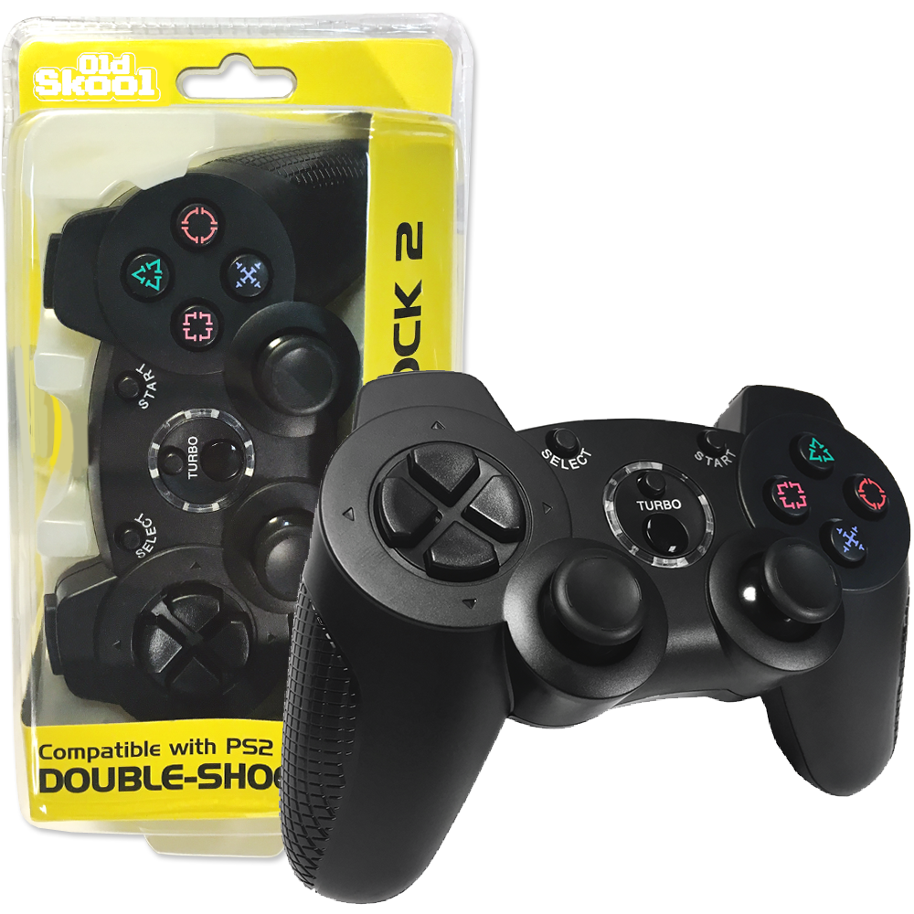 PS2 Double-Shock 2 Wireless Controller (Old Skool)