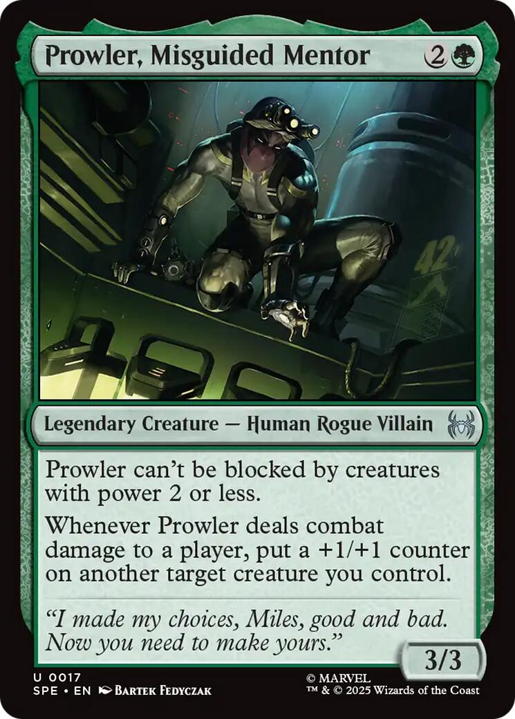 Prowler, Misguided Mentor