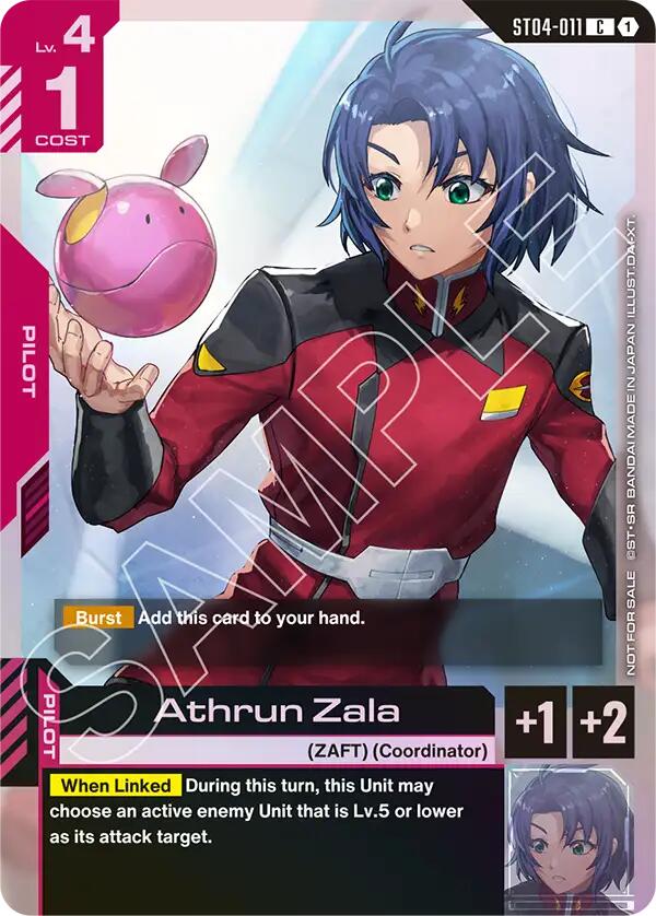 Athrun Zala (Store Tournament Participant Pack 01)