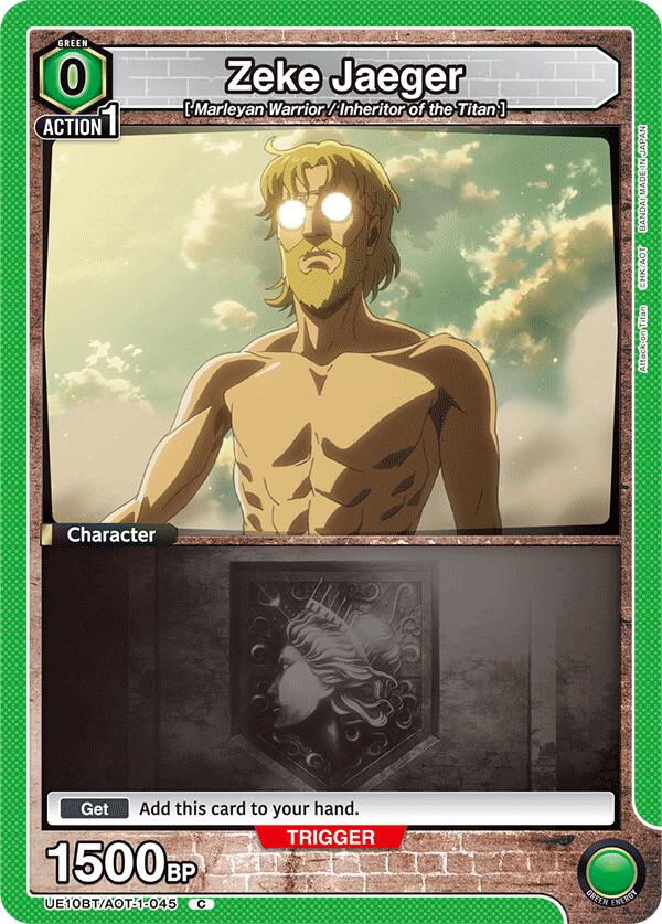 Zeke Jaeger (045) (Box Topper Foil)