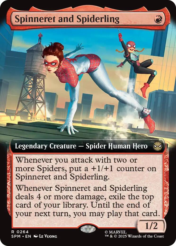 Spinneret and Spiderling (Extended Art)