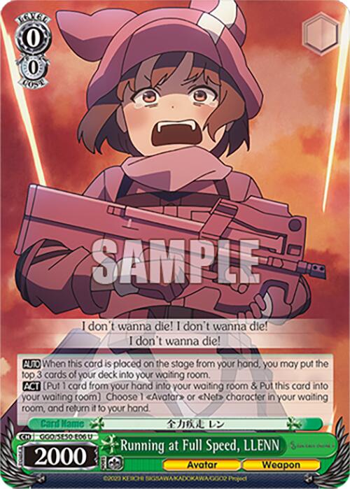 Running at Full Speed, LLENN