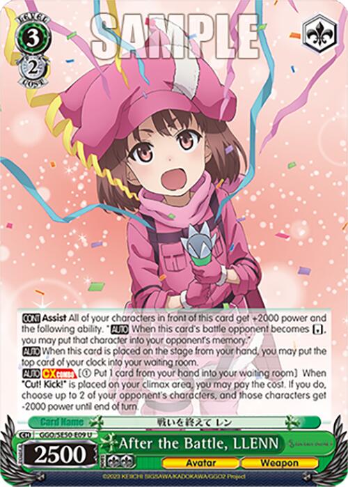 After the Battle, LLENN