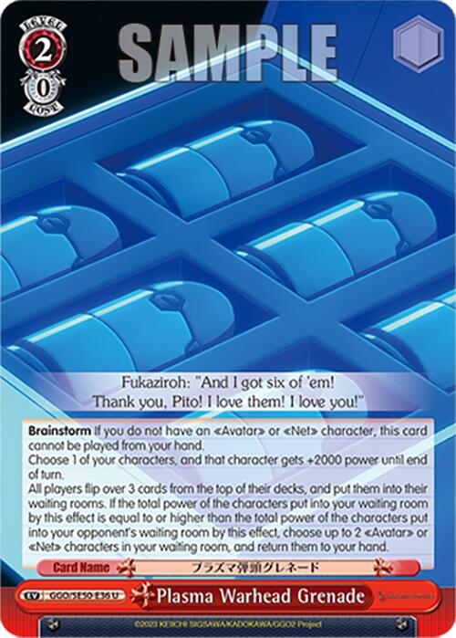 Plasma Warhead Grenade