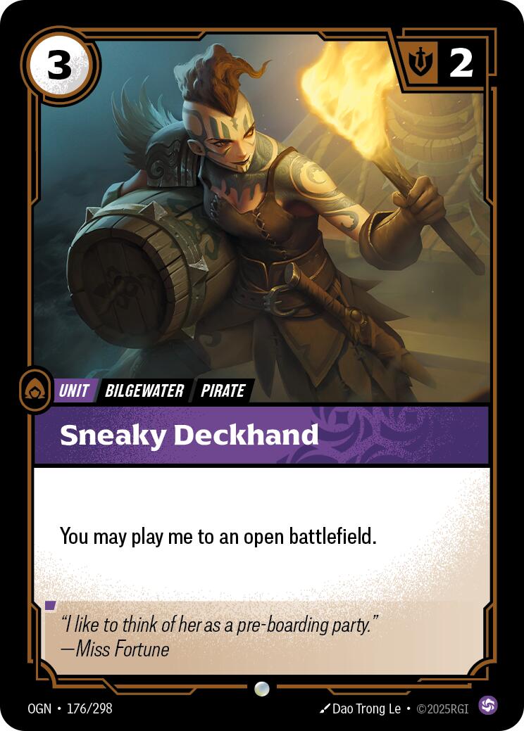 Sneaky Deckhand