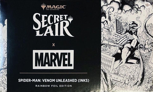 Secret Lair Drop: Secret Lair x Marvel's Spider-Man: Venom Unleashed (Inks) - Rainbow Foil Edition