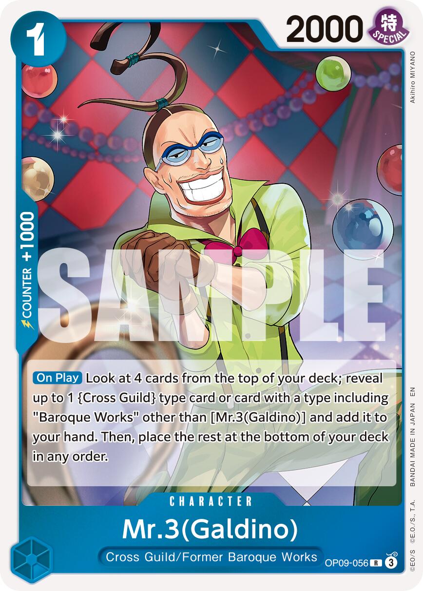 Mr.3(Galdino) - OP09-056 (Reprint)