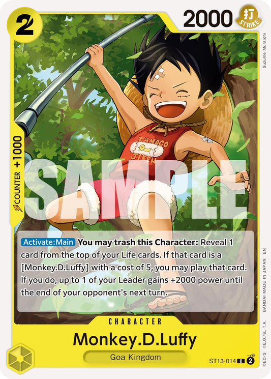 Monkey.D.Luffy - ST13-014 (Reprint)