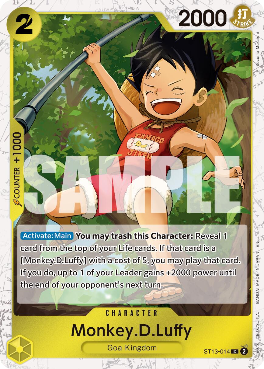 Monkey.D.Luffy - ST13-014 (Pirate Foil)