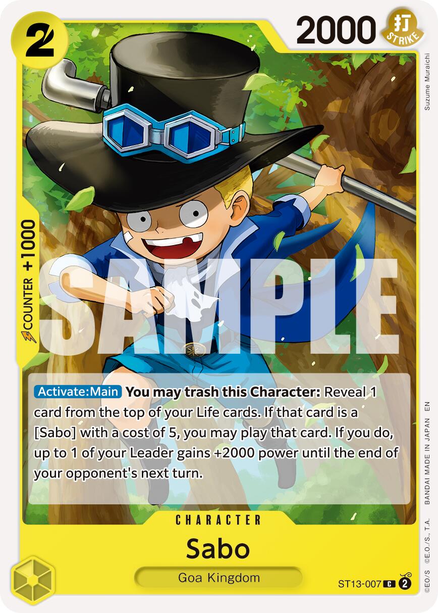 Sabo - ST13-007 (Reprint)