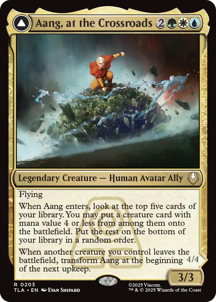 Aang, at the Crossroads