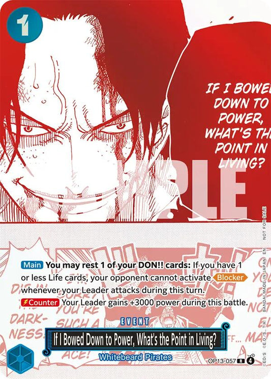 If I Bowed Down to Power, What's the Point in Living? (3rd Anniversary Treasure Campaign Pack)