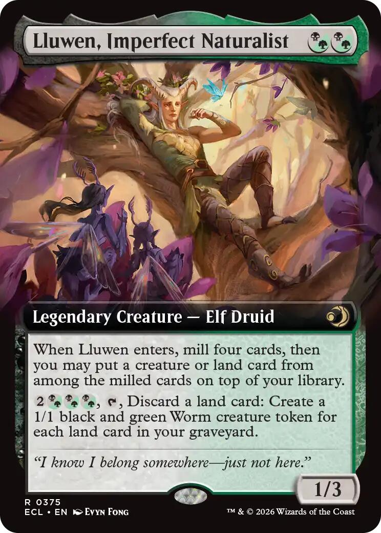 Lluwen, Imperfect Naturalist (Extended Art)