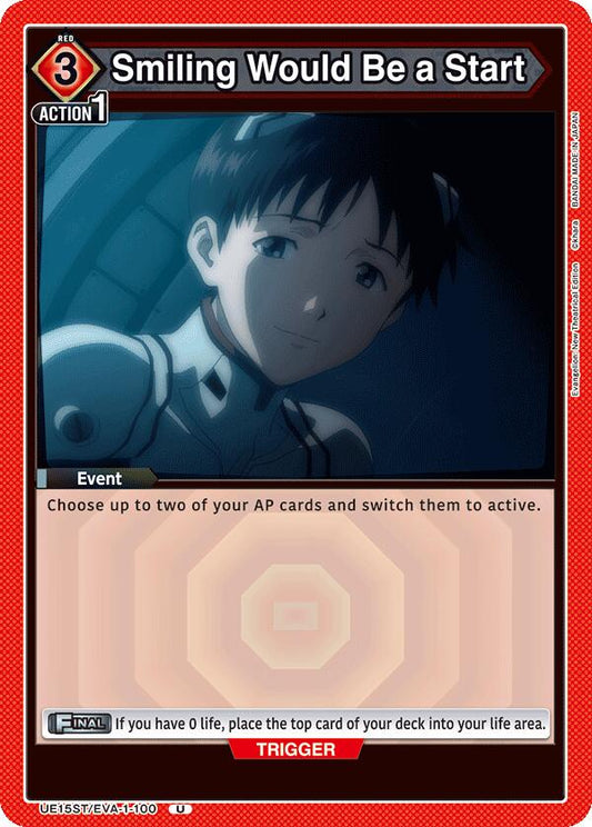 Smiling Would Be a Start