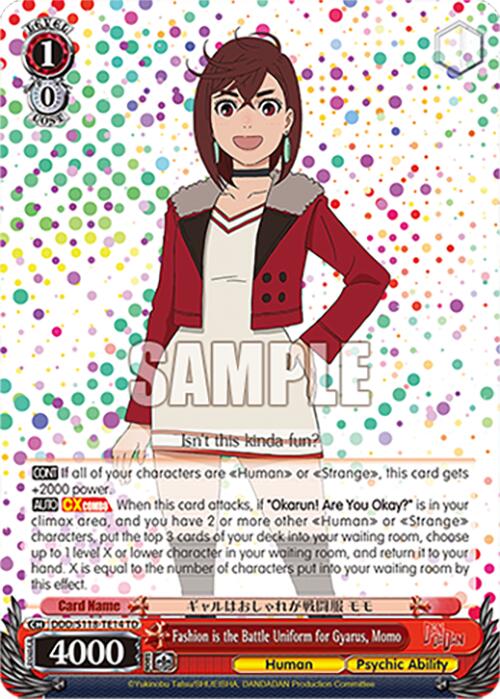 Fashion is the Battle Uniform for Gyarus, Momo