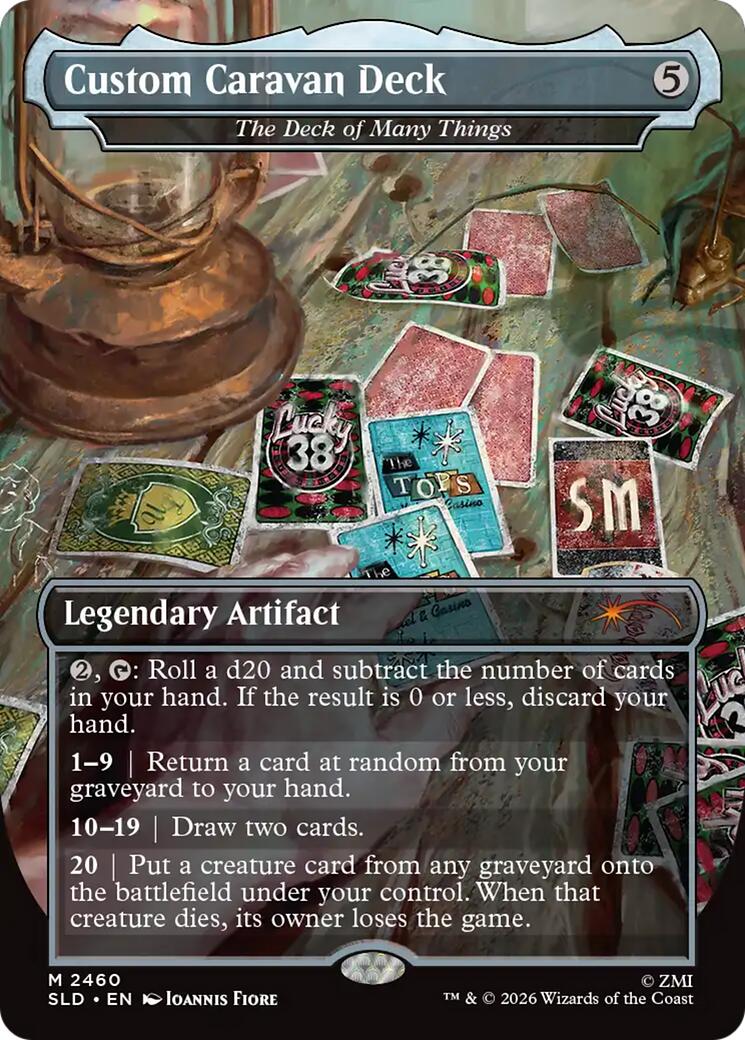 Custom Caravan Deck - The Deck of Many Things