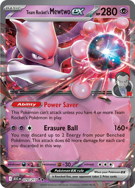 Team Rocket's Mewtwo ex - 079/217