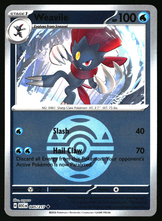 Weavile - 045/217 (Dusk Ball)