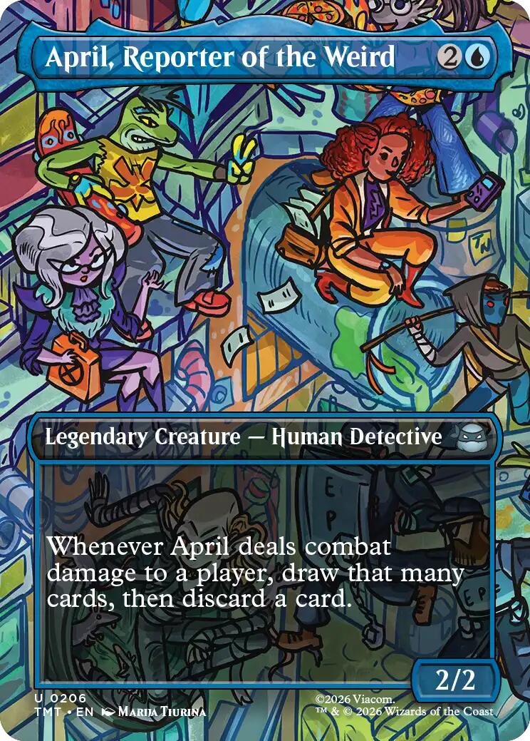 April, Reporter of the Weird (Borderless)