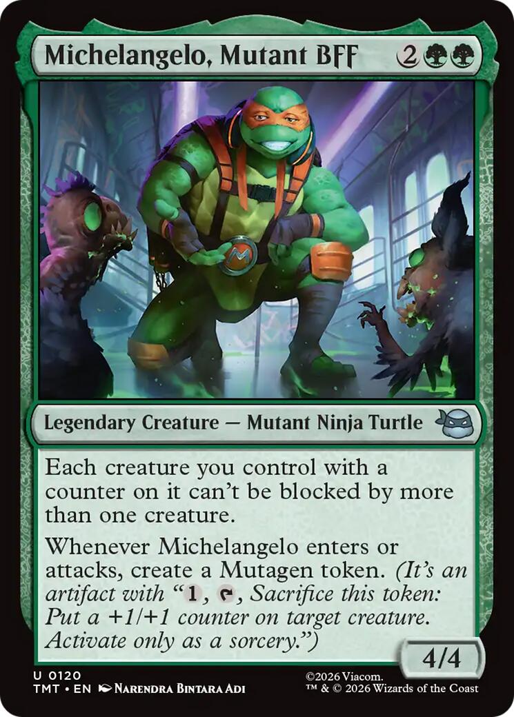 Michelangelo, Mutant BFF