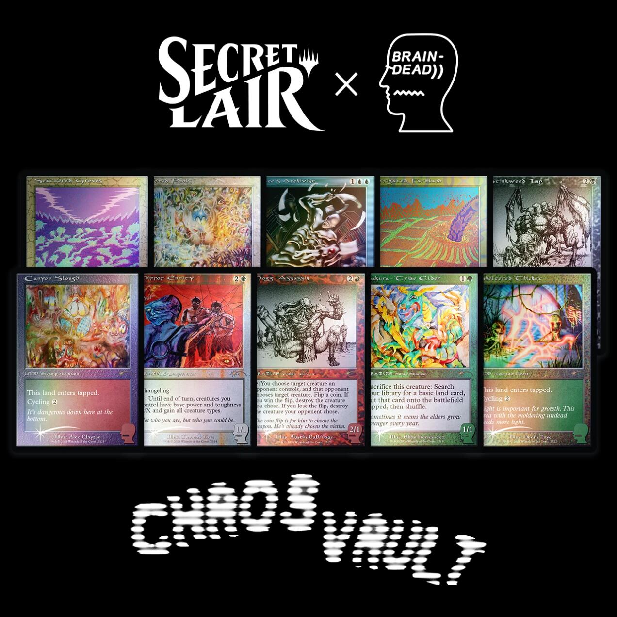 Secret Lair Drop: Secret Lair x Brain Dead: New Earth Mentality - Traditional Foil Edition