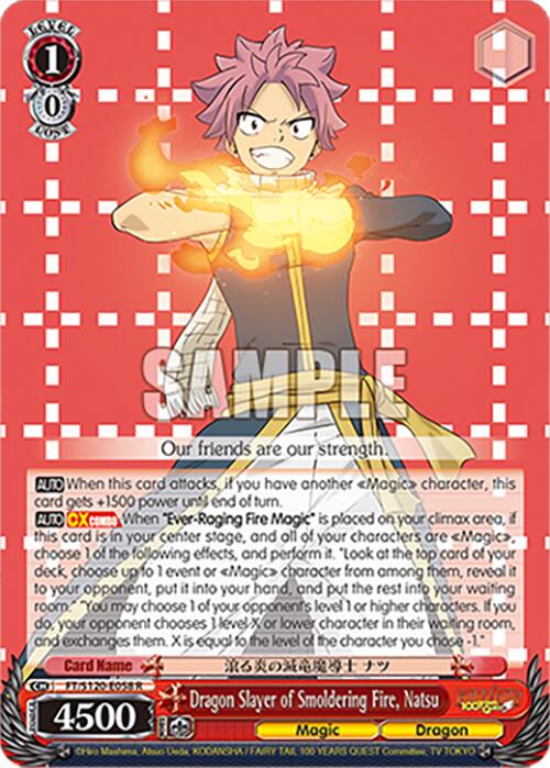 Dragon Slayer of Smoldering Fire, Natsu