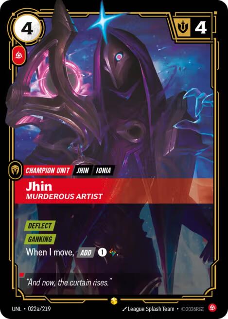Jhin - Murderous Artist (Alternate Art)