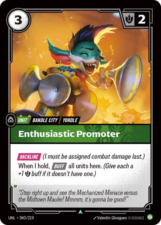 Enthusiastic Promoter