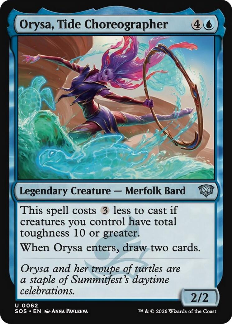 Orysa, Tide Choreographer