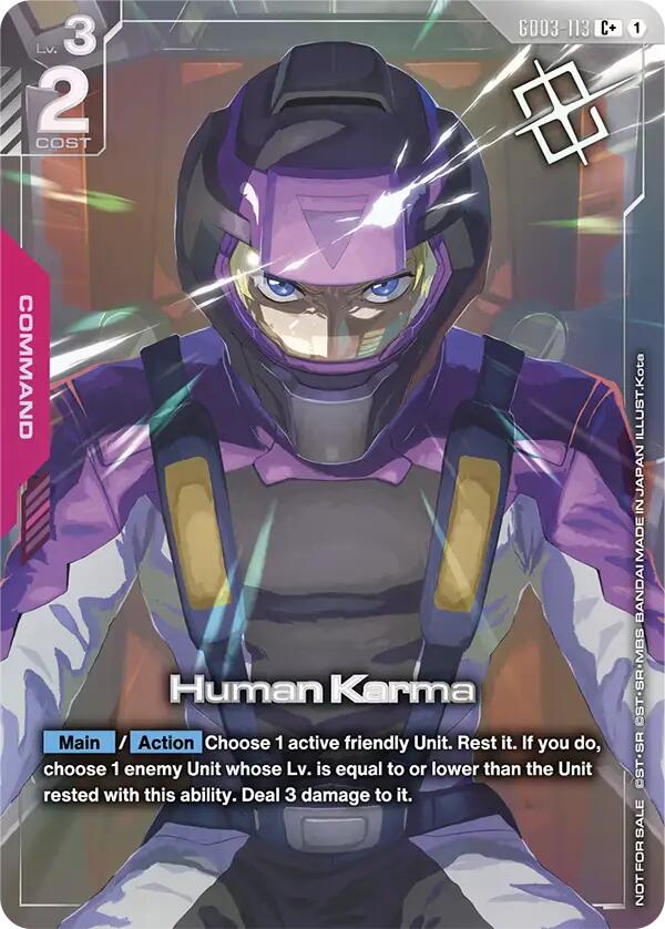 Human Karma (Store Tournament Winner Pack 04)