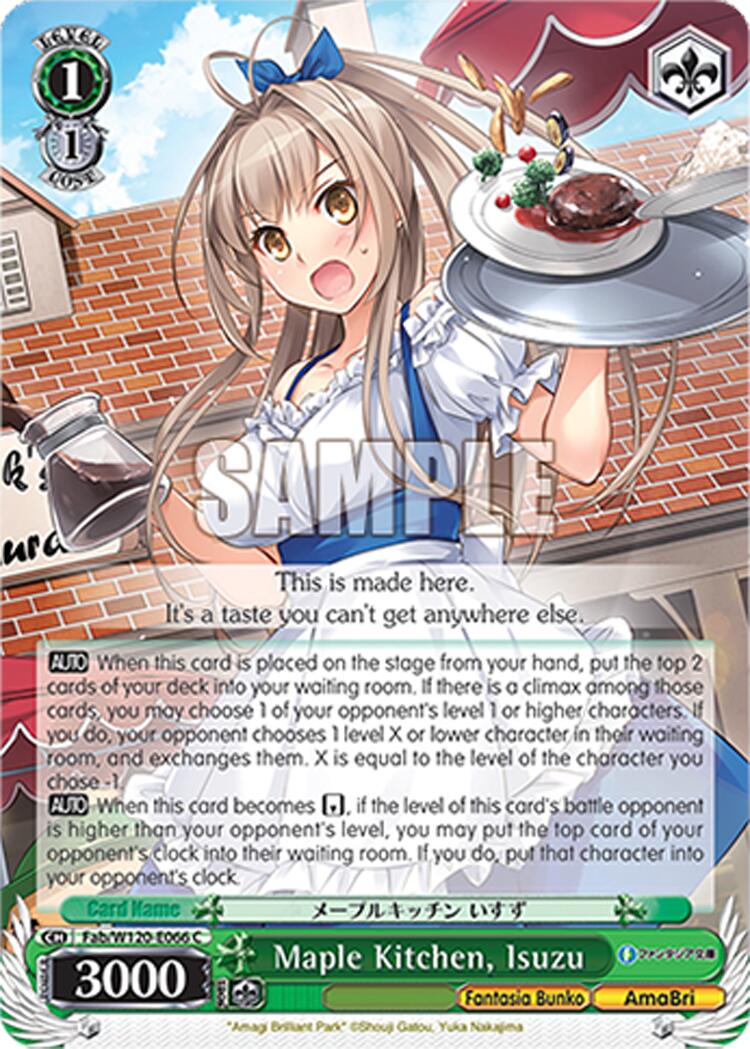 Maple Kitchen, Isuzu