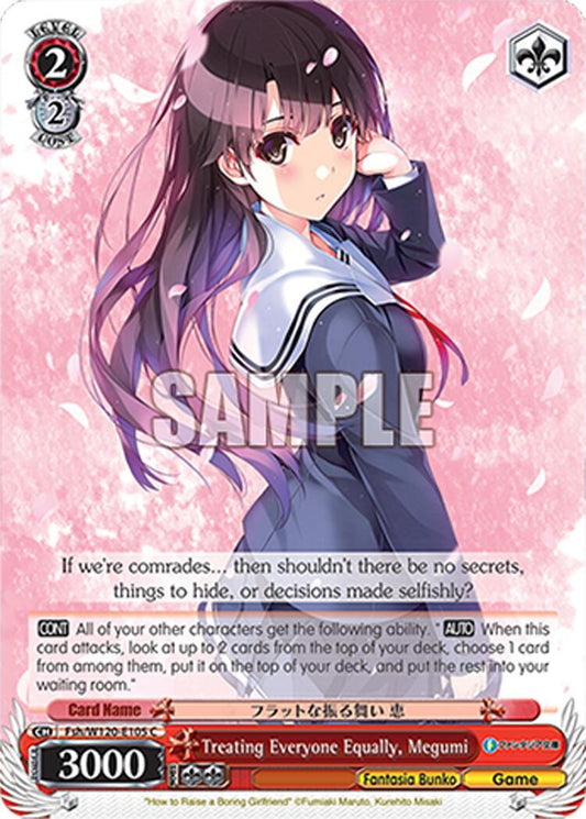 Treating Everyone Equally, Megumi