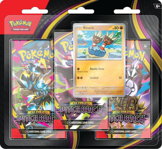 *PRE-ORDER* Pokemon TCG: Pitch Black 3-Pack Blister [Binacle] (AVAILABLE 07/13)