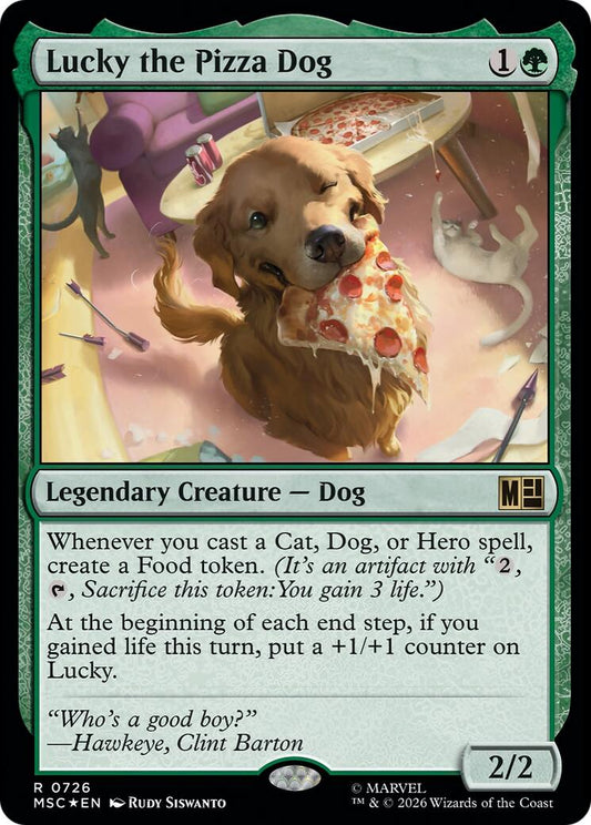 Lucky the Pizza Dog