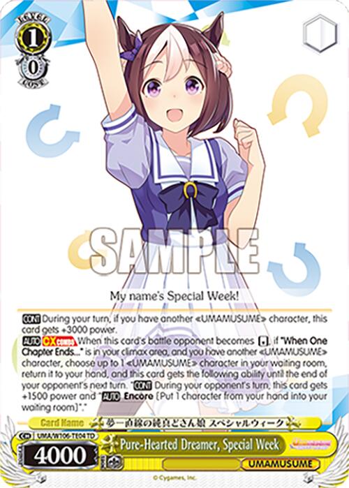 Pure-Hearted Dreamer, Special Week