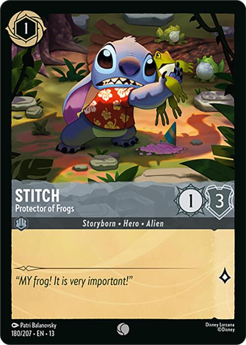 Stitch - Protector of Frogs