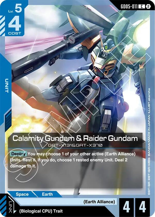 Calamity Gundam & Raider Gundam