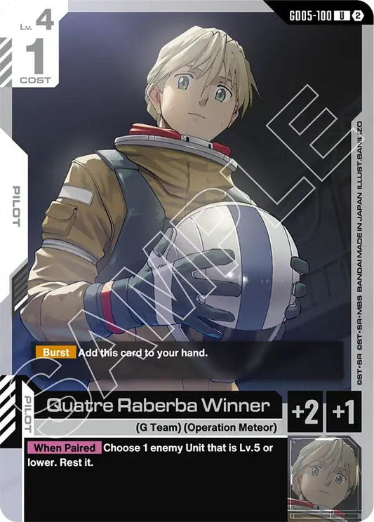 Quatre Raberba Winner
