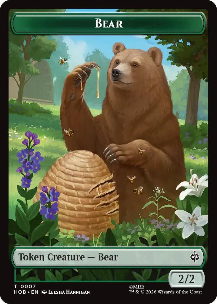 Stone Boulder // Bear Double-Sided Token (Back)