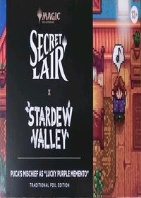 Secret Lair Drop: Secret Lair x Stardew Valley - Puca's Mischief As "Lucky Purple Memento"  - Traditional Foil Edition