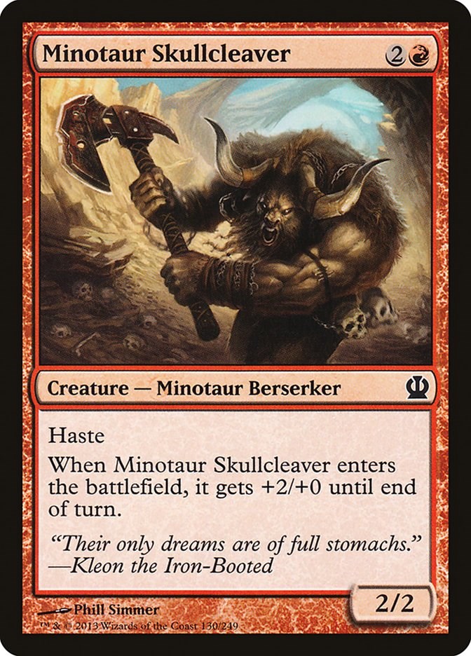 Minotaur Skullcleaver [THS - 130]